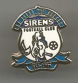 Badge Sirens FC Neues Logo Goldfarben
